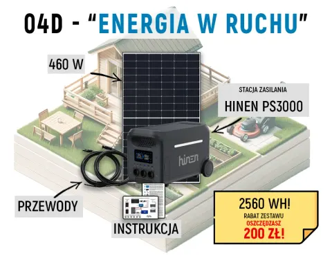 04D - Zestaw Solarny na działkę - ENERGIA W RUCHU