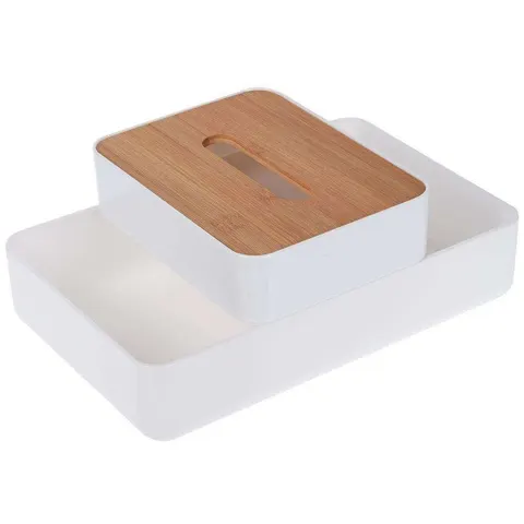 Organizer kosmetyczny 2 szt. biały Deco4Home