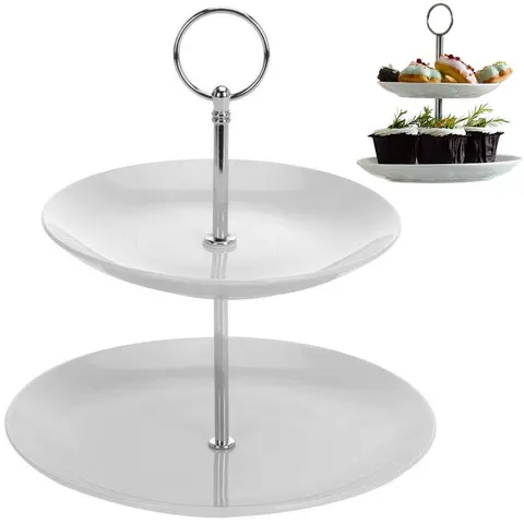Patera porcelanowa 2 poziomy Deco4Home