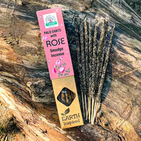 Kadzidełka botaniczne DOTYK ZIEMI - Palo Santo + Róża