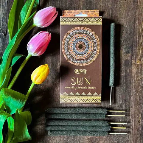 Indyjskie kadzidełka GYPSY NOMADIC „SUN” - Palo Santo