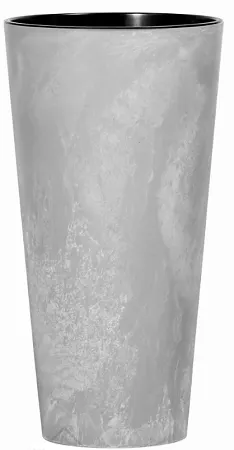 Doniczka Tubus slim Beton Effect - beton DTUS400E-422U Prosperplast