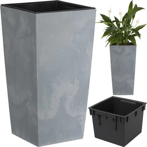 Doniczka Urbi square Beton Effect - beton DURS170E-422U Prosperplast