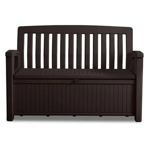 Ławka ogrodowa 2w1 z pojemnym schowkiem PATIO STORAGE BENCH Brąz 253820 KETER