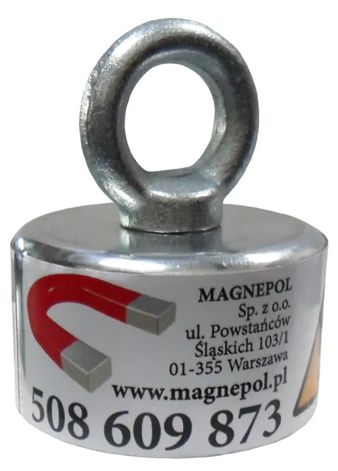 UM 60x35/M8w/NU Uchwyt magnetyczny z uchem