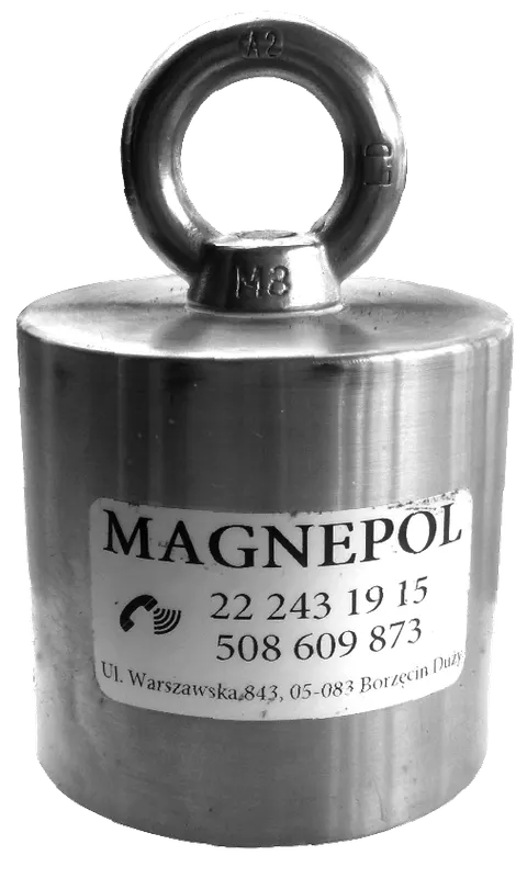 UMS 63x60/NU Uchwyt magnetyczny z uchem do poszukiwań podwodnych