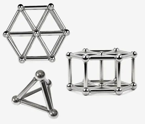 Klocki magnetyczne kulki 5mm Patyczki magnesy neo