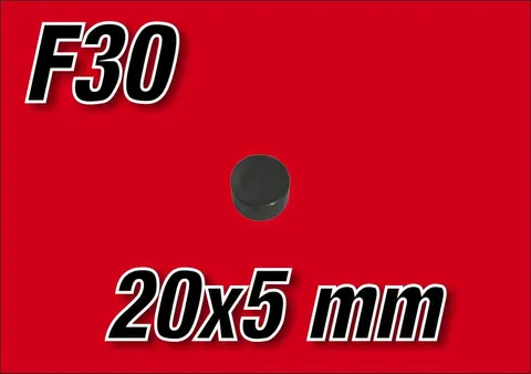 MW 20x5 F30 Magnes ferrytowy walcowy