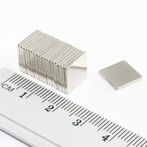 MPŁ 10x10x1 / N38 - magnes neodymowy