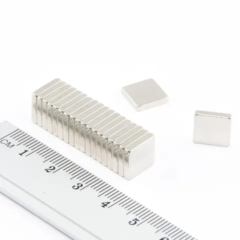 MPŁ 10x10x2 / N38 - magnes neodymowy