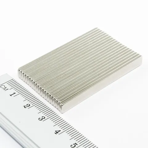 MPŁ 50x5x1,6 / N38 - magnes neodymowy