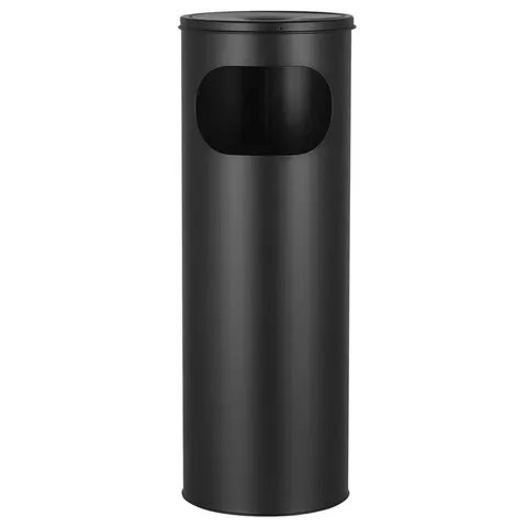 Koszopopielnica stojąca duża czarna MX9160BL METLEX