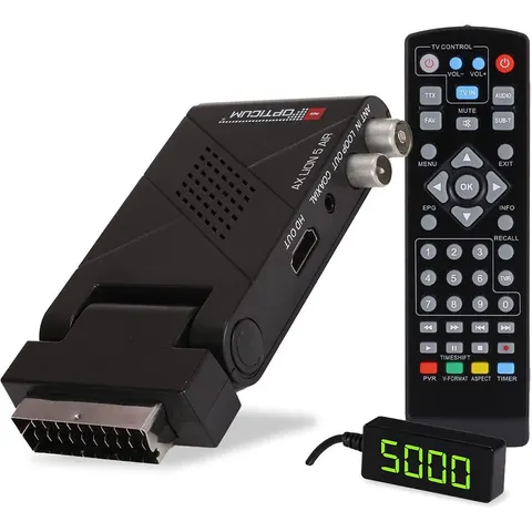 Tuner DVB-T2 Opticum AX Lion 5 AIR H.265 wpinany w EURO