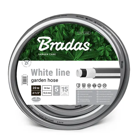 Wąż Ogrodowy Whiteline 3/4" 50mb Wwl3/450 Bradas