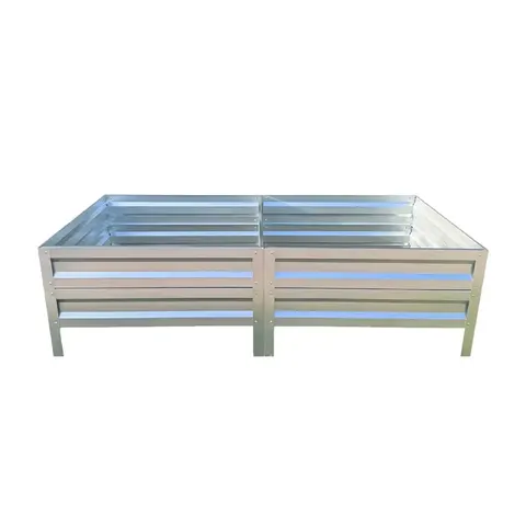 Grządka ogrodowa z ocynkowanej stali – wysokość 40 cm 0,65x2m