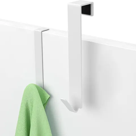 Haczyki na drzwi komplet 2 szt. białe Deco4Home