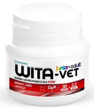 Eurowet Wita-Vet Junior + Adult 30tab