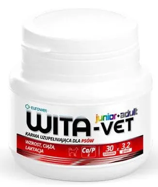 Eurowet Wita-Vet Junior + Adult 100tab