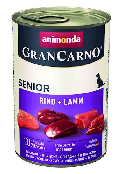 Animonda GranCarno Senior Wołowina I Jagnięcina 400g