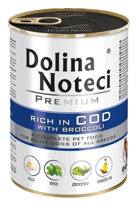 Dolina Noteci Premium Dorsz Z Brokułami 400g