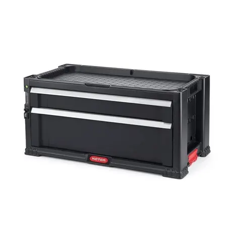 Regał na narzędzia 2 szuflady Drawers Plas.Slide czarny 237790 Keter