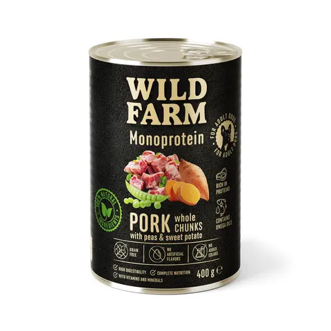 WILD FARM Monoprotein Pork 400g – hipoalergiczna karma dla psa