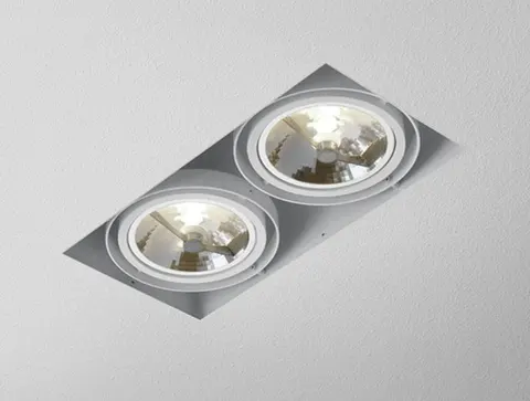 Oprawa wpuszczana AQFORM SQUARES 111x2 trimless czarna - OPRAWA POEKSPOZYCYJNA