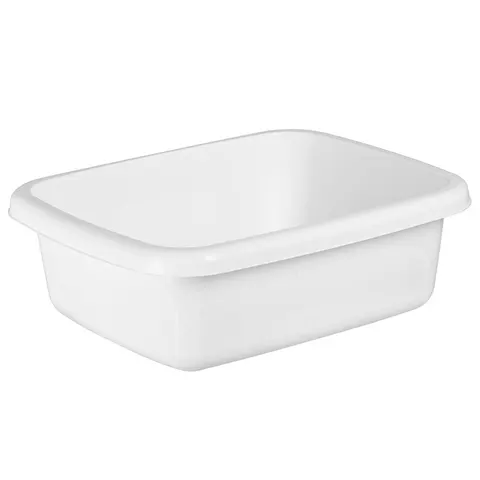 Miska prostokątna 10L /biały 11530800 PLAST TEAM NHG