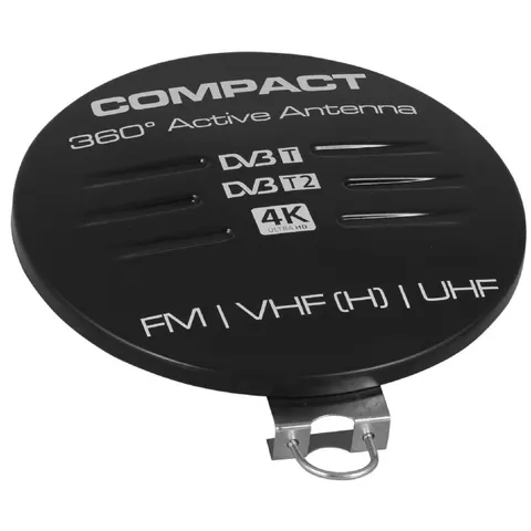 Antena dookólna TV Compact czarna Produkt Polski