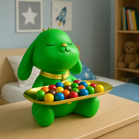 KRÓLIK Z TACĄ GREEN