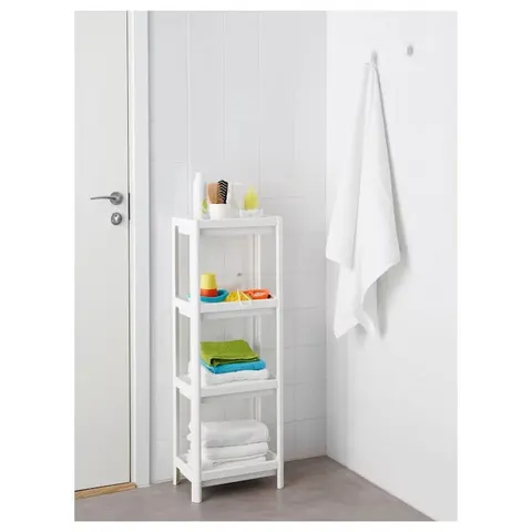 REGAŁ ŁAZIENKOWY BIAŁY VESKEN 37x23x101 IKEA
