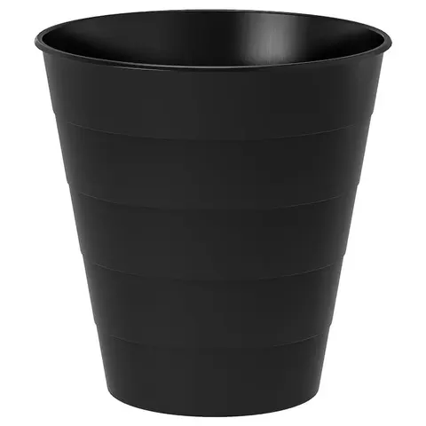 IKEA FNISS CZARNY KOSZ BIUROWY 10L