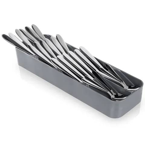 Organizer na sztućce PP 5 komorowy szary 229010-S Orion