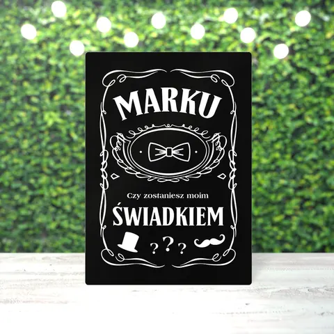 Prośba o świadkowanie -Whisky