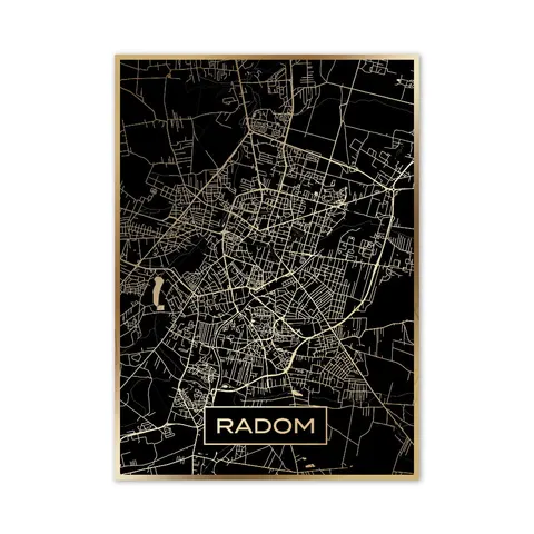 Złota mapa miasta - Radom