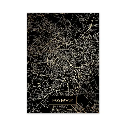 Złota mapa miasta - Paryż I