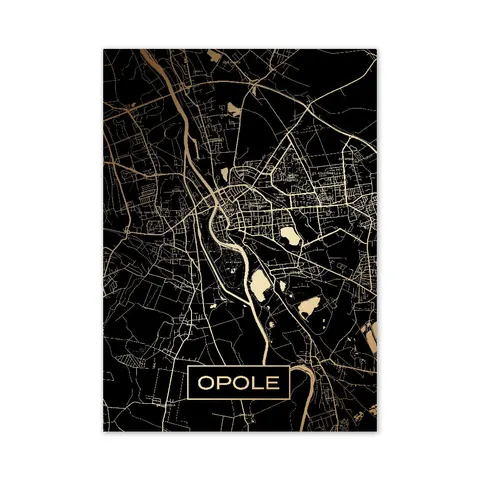 Złota mapa miasta - Opole