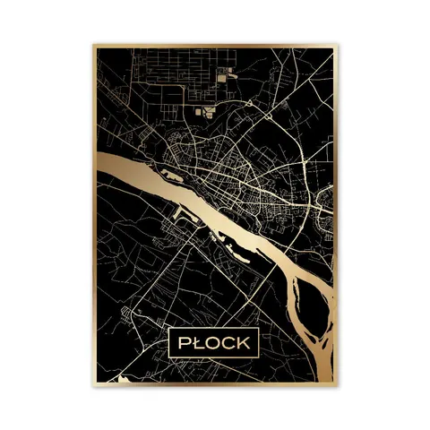 Złota mapa miasta - Płock