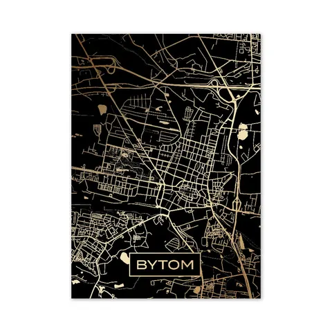 Złota mapa miasta - Bytom