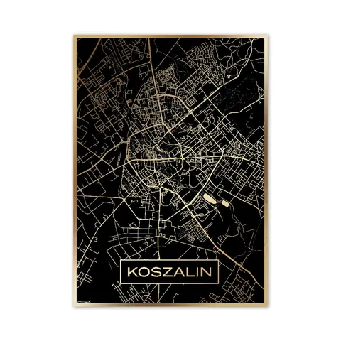 Złota mapa miasta - Koszalin
