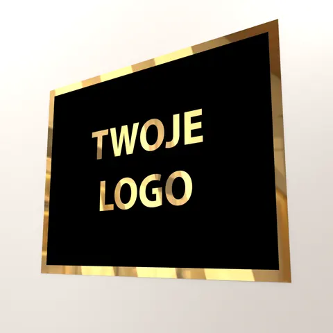 Złote logo Twojej firmy