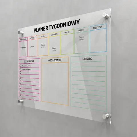 Planer tygodniowy II