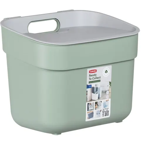 Kosz do segregacji Ready to Collect 5L 251948 szaro/zielony Keter