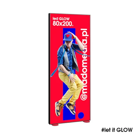 Ścianki reklamowe: Kaseton tkaninowy LED 85x200 cm