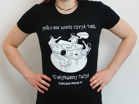 T-shirt: Planszowa prawda #1 - damska XL
