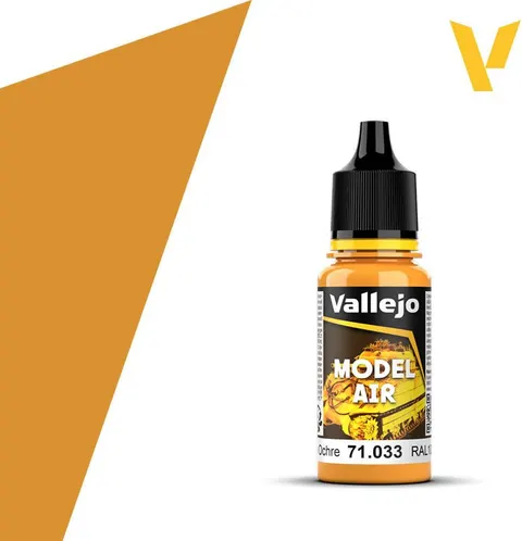 Vallejo 71033 Yellow Ochre Model Air farba 18 ml