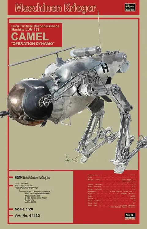 LUM-168 Camel „Operacja Dynamo” 1:20 Hasegawa 64122