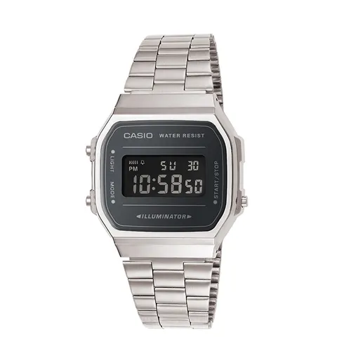 Zegarek męski Casio Collection Retro A168WEM-1EF stalowy