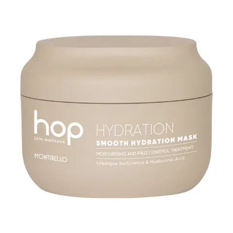 Montibello hop smooth hydration nawilżająca maska do włosów suchych i puszących się, 200ml