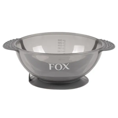 Fox miseczka do farb z silikonową przyssawką, szara, 300ml